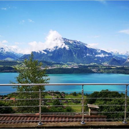 Chalet With View Of The Mountains And The Thun Lake Зигрисвил Екстериор снимка