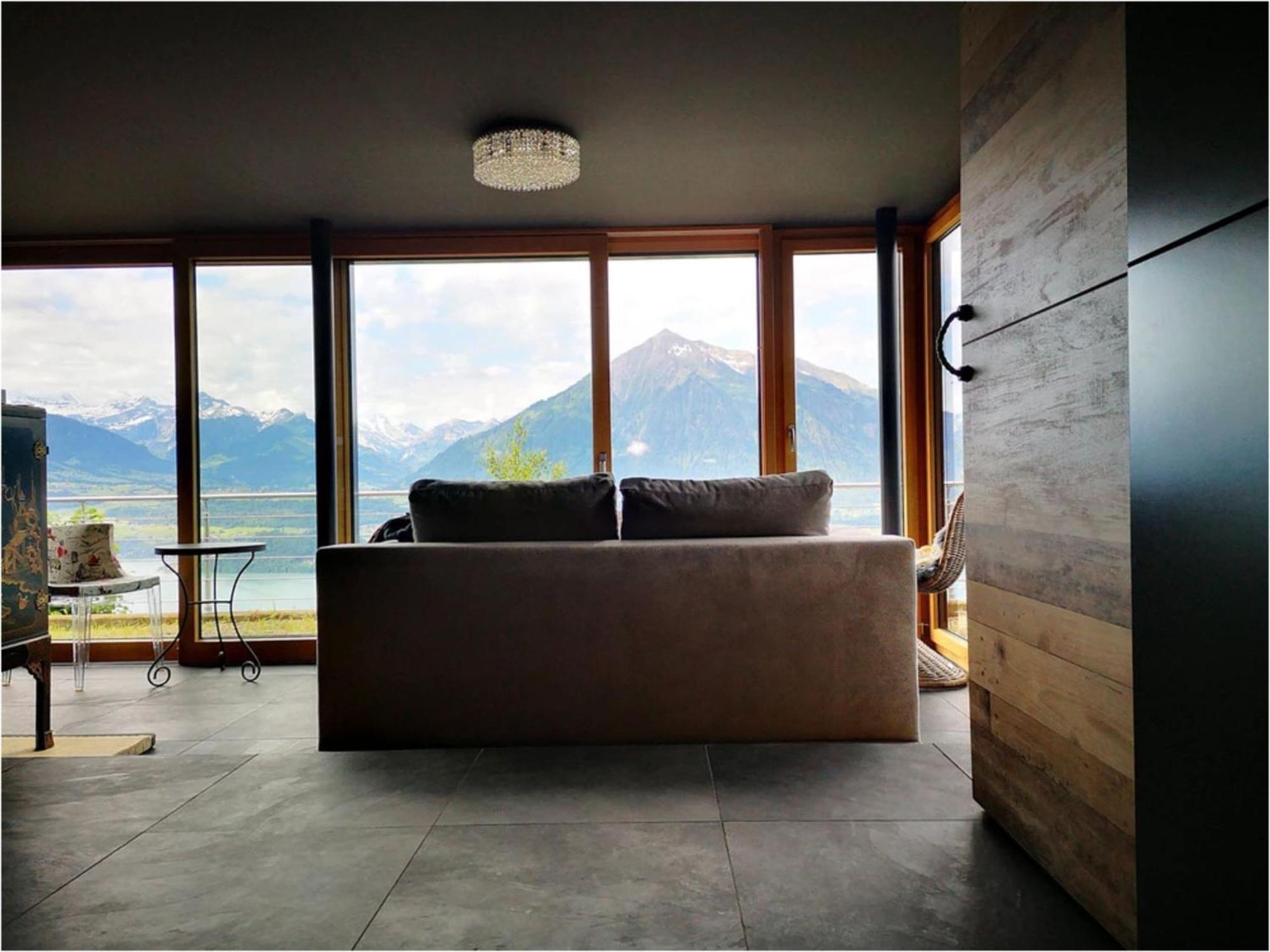 Chalet With View Of The Mountains And The Thun Lake Зигрисвил Екстериор снимка