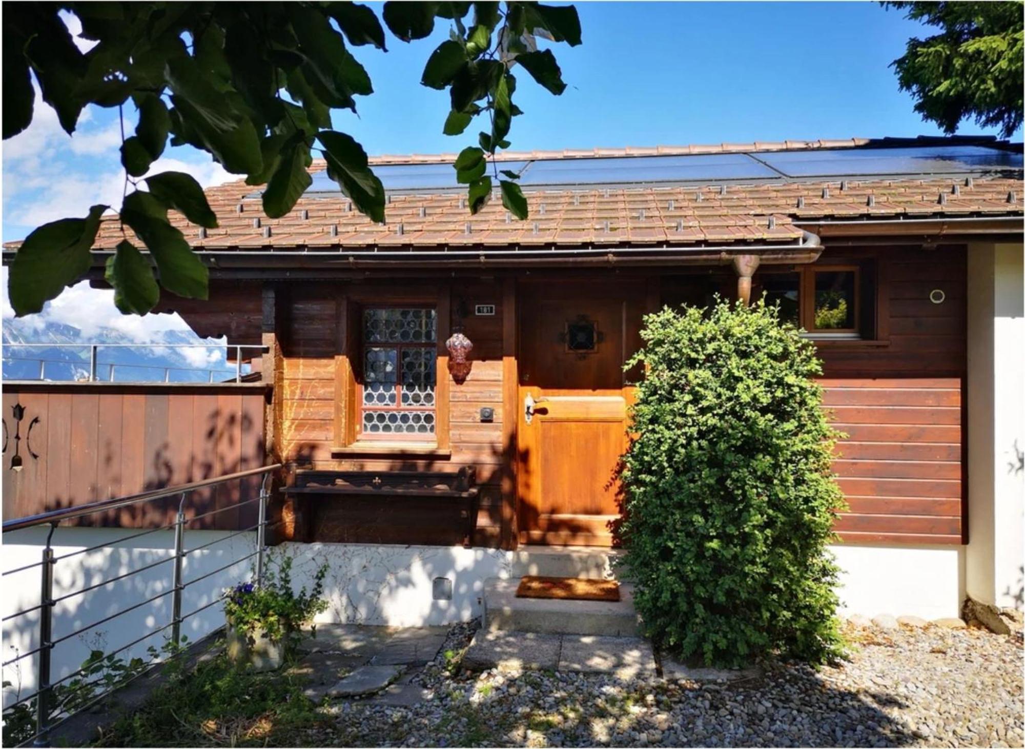 Chalet With View Of The Mountains And The Thun Lake Зигрисвил Екстериор снимка