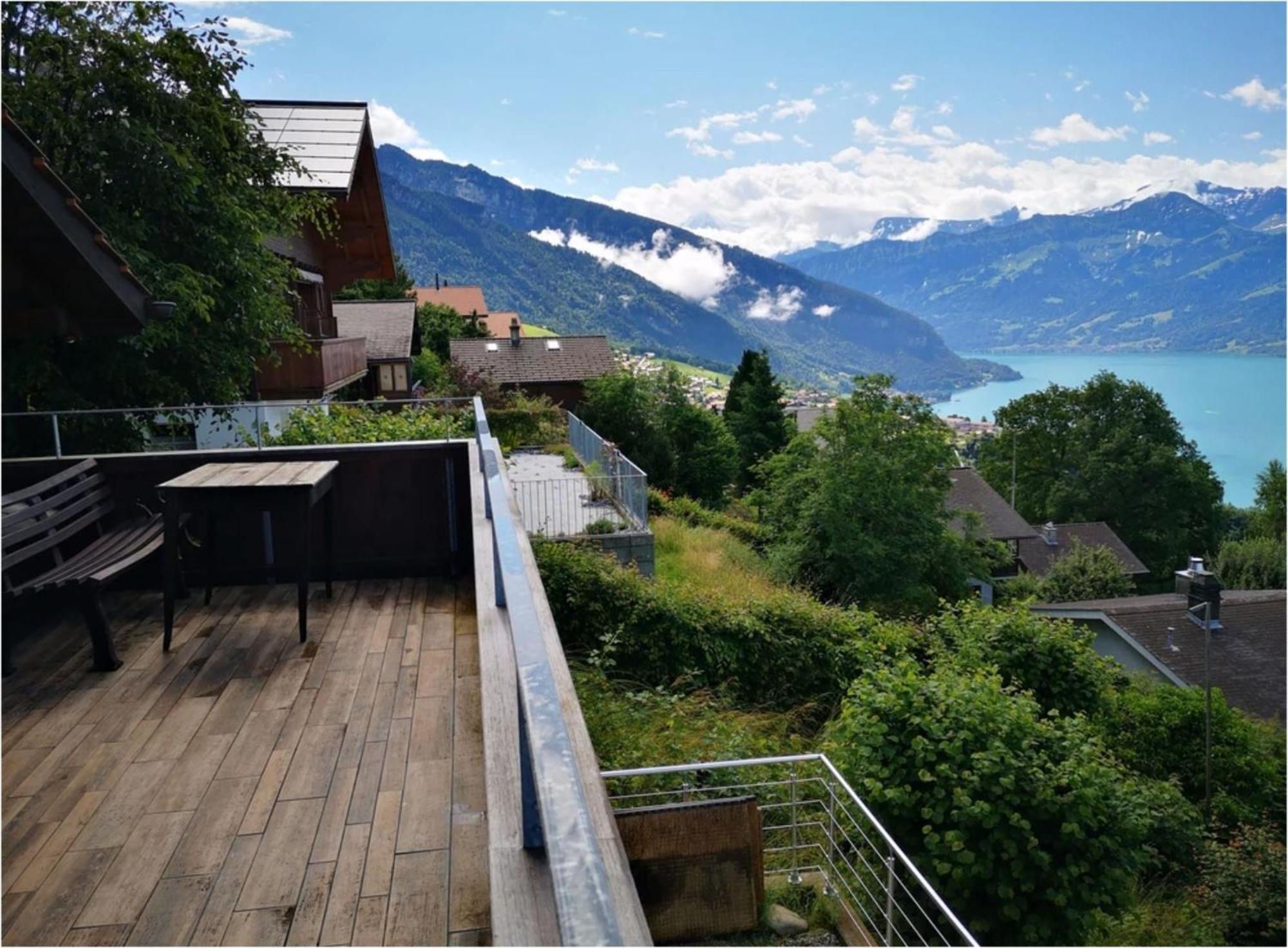 Chalet With View Of The Mountains And The Thun Lake Зигрисвил Екстериор снимка