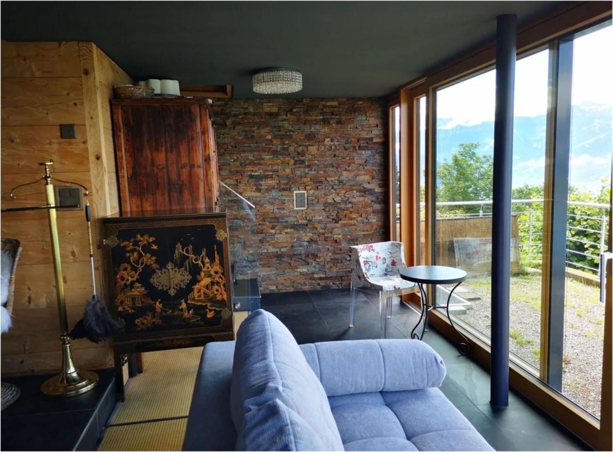 Chalet With View Of The Mountains And The Thun Lake Зигрисвил Екстериор снимка